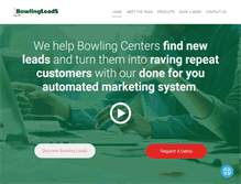 Tablet Screenshot of bowlingleads.com